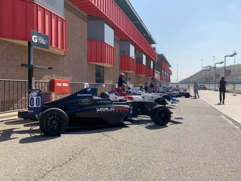 FIA F4 Cars at Auto Club Speedway
